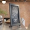 Flash Furniture Black Magnetic Table/Hanging Chalkboards, 10PK 10-HFKHD-GDIS-CRE8-722315-GG - alternate 6